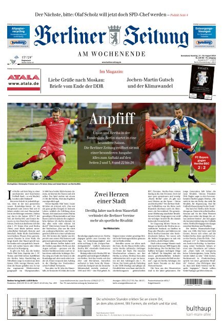 Buchermag zitiert Autoren, Berlin Headlines zitiert Bürger